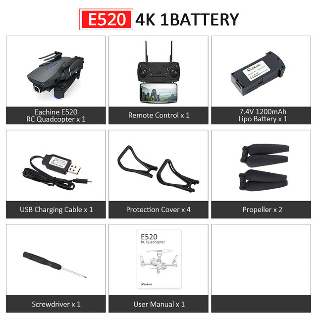 E520 Wide Angle Camera Drone